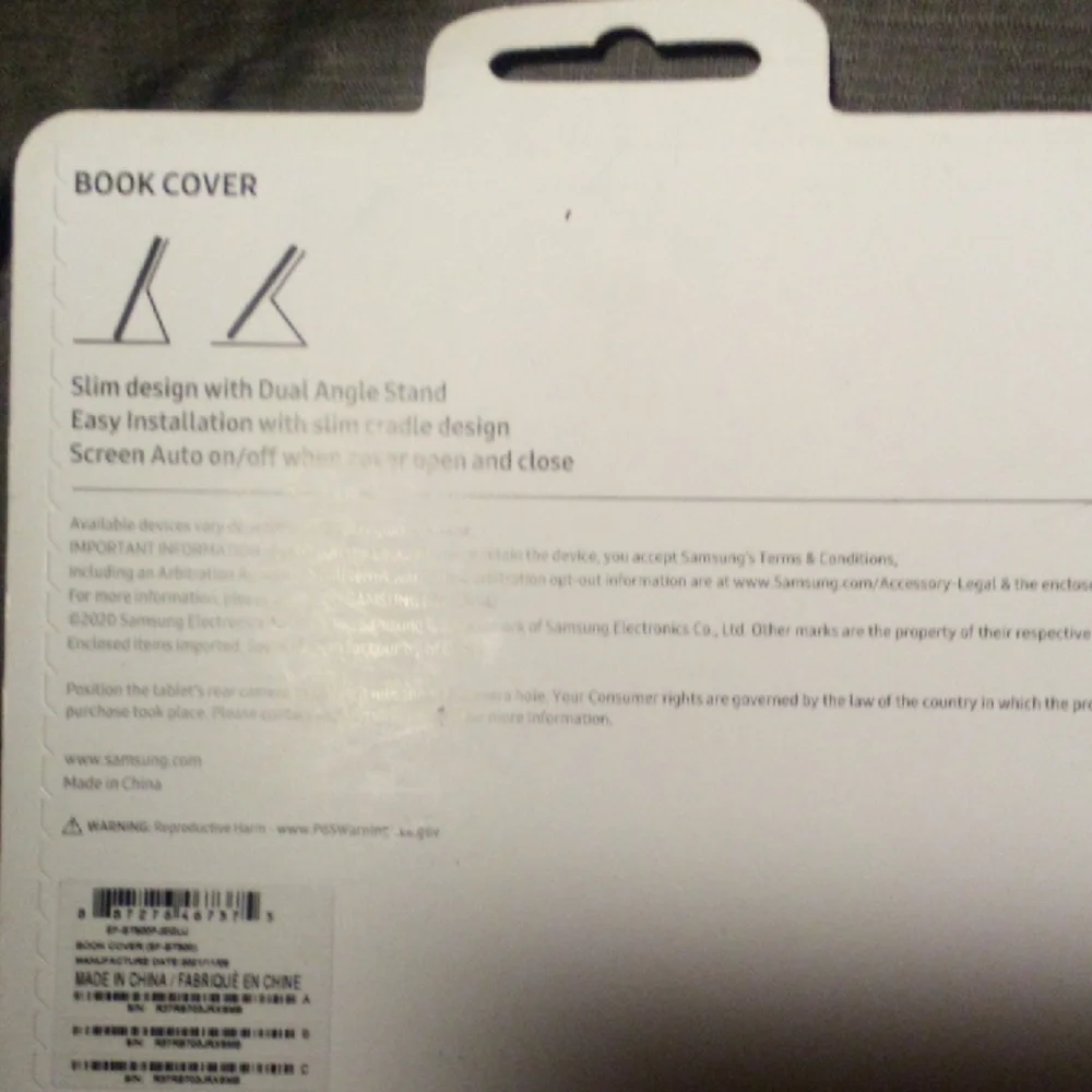 NEW! Samsung Galaxy Tab A7 Protective Cover - Gray